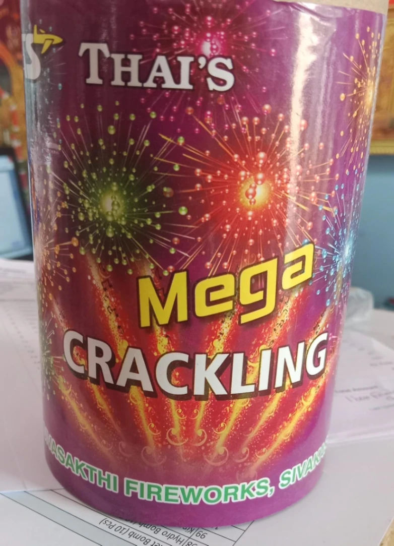 Colour shower Mega crackling 1's