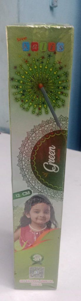 12 cm Green Sparklers (10 Pcs)