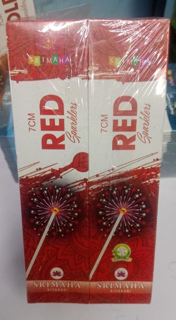7cm Red Sparklers (10 Pcs)