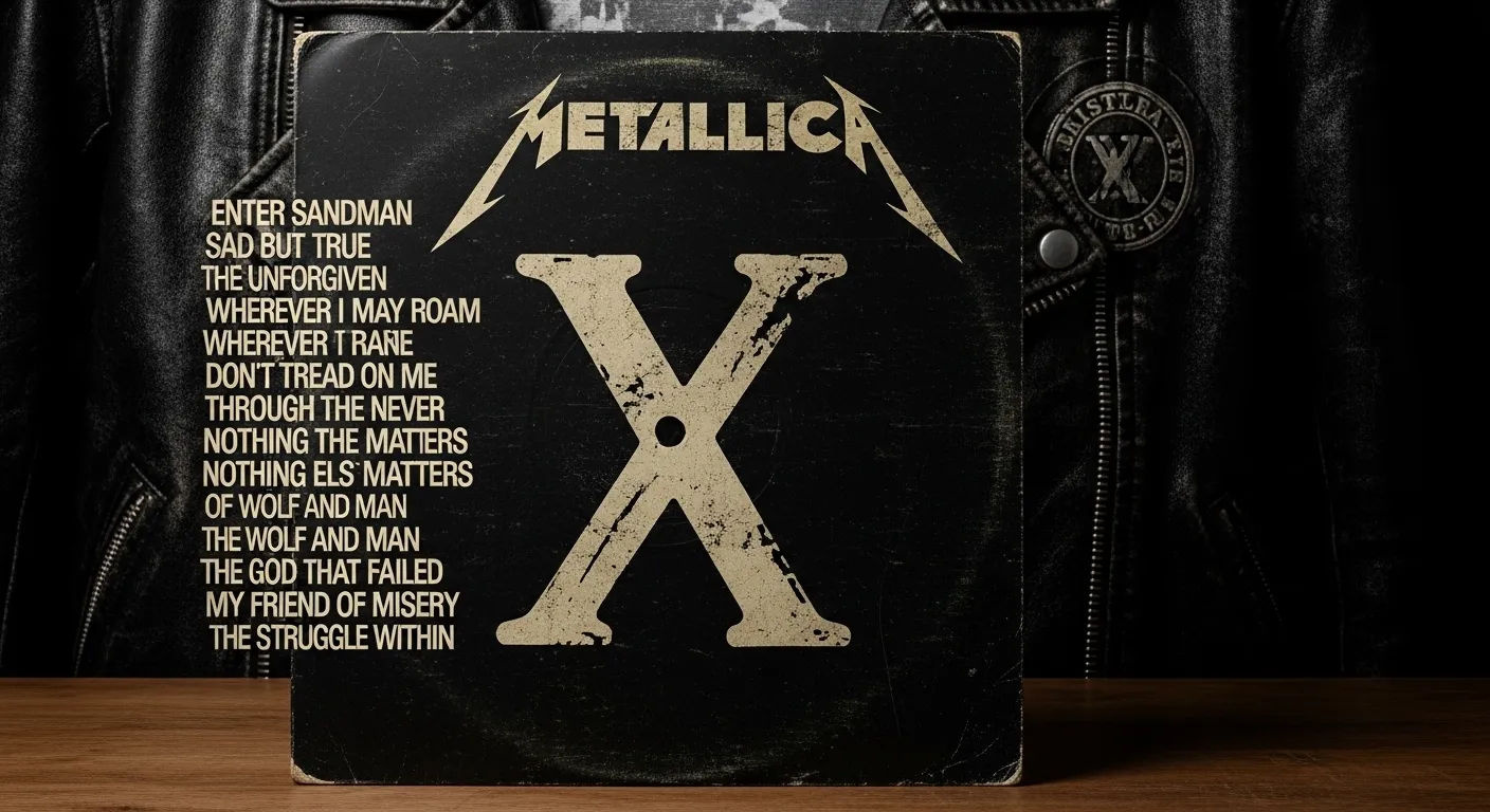 metallica black album song list