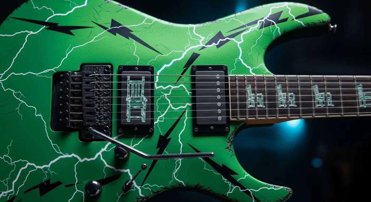Metallica Green Ride the Lightning Edition