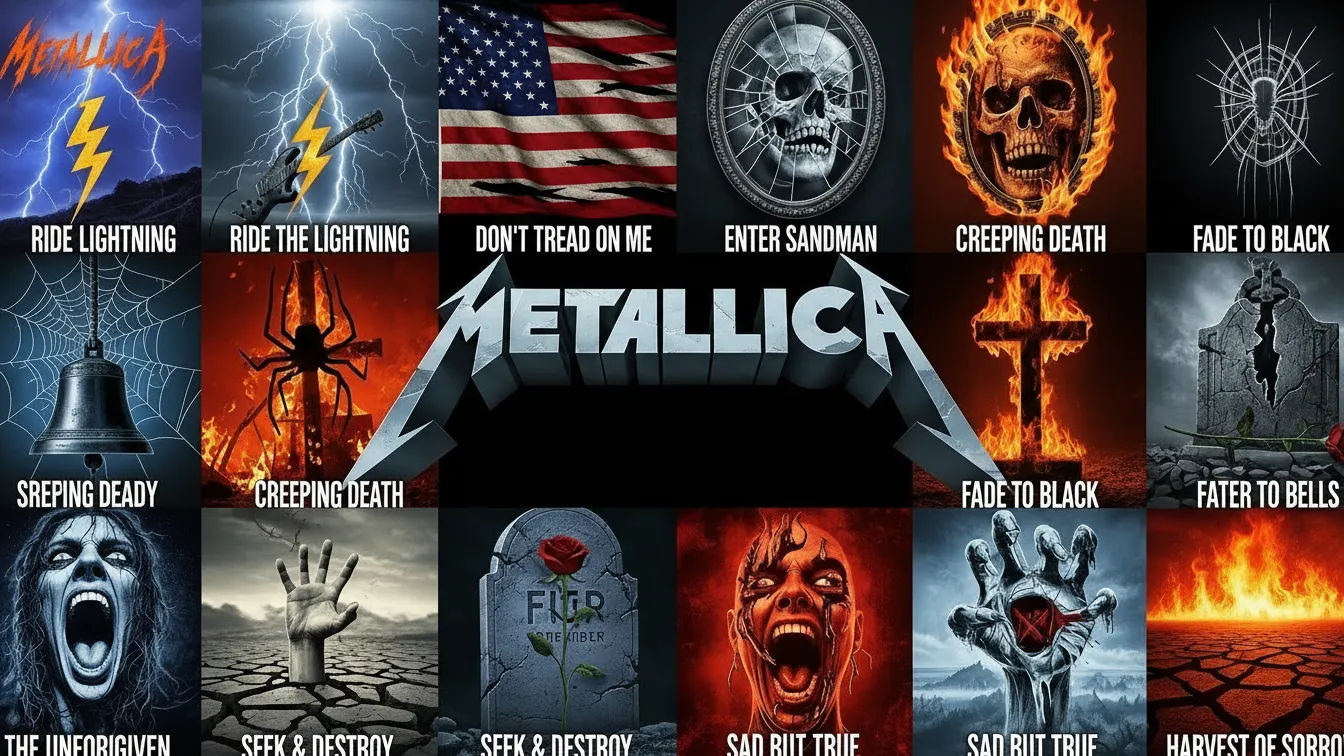 metallica top 20 songs