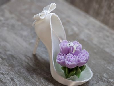 Vela aromática artesanal para eventos