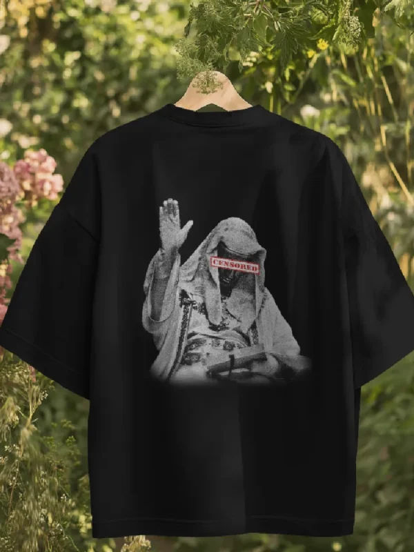 Censored Reality Oversized T-Shirt – Black