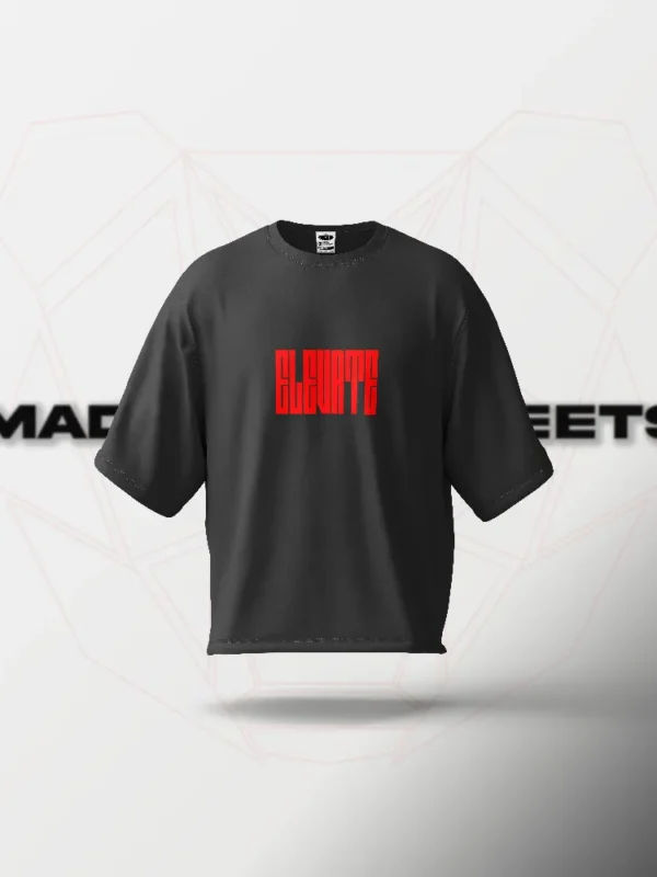 Elevate Your Midlife Crisis Oversized T-Shirt – Black