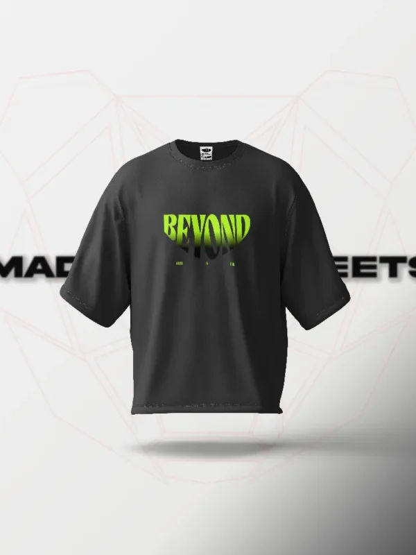 Beyond: Who Are We? Oversized T-Shirt – Black Green