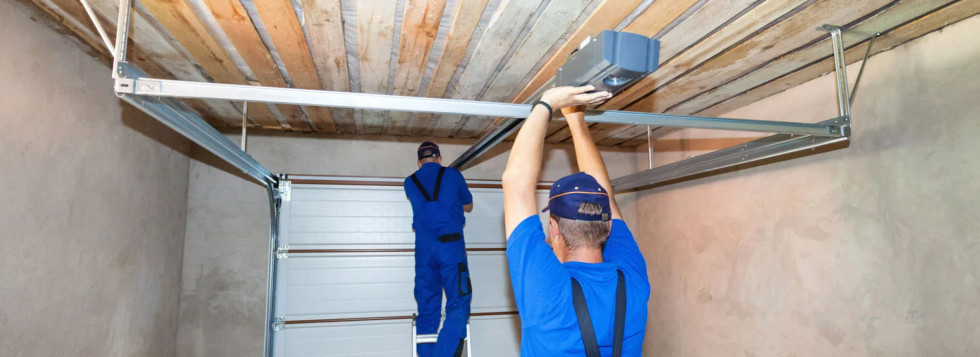 Installation porte de garage