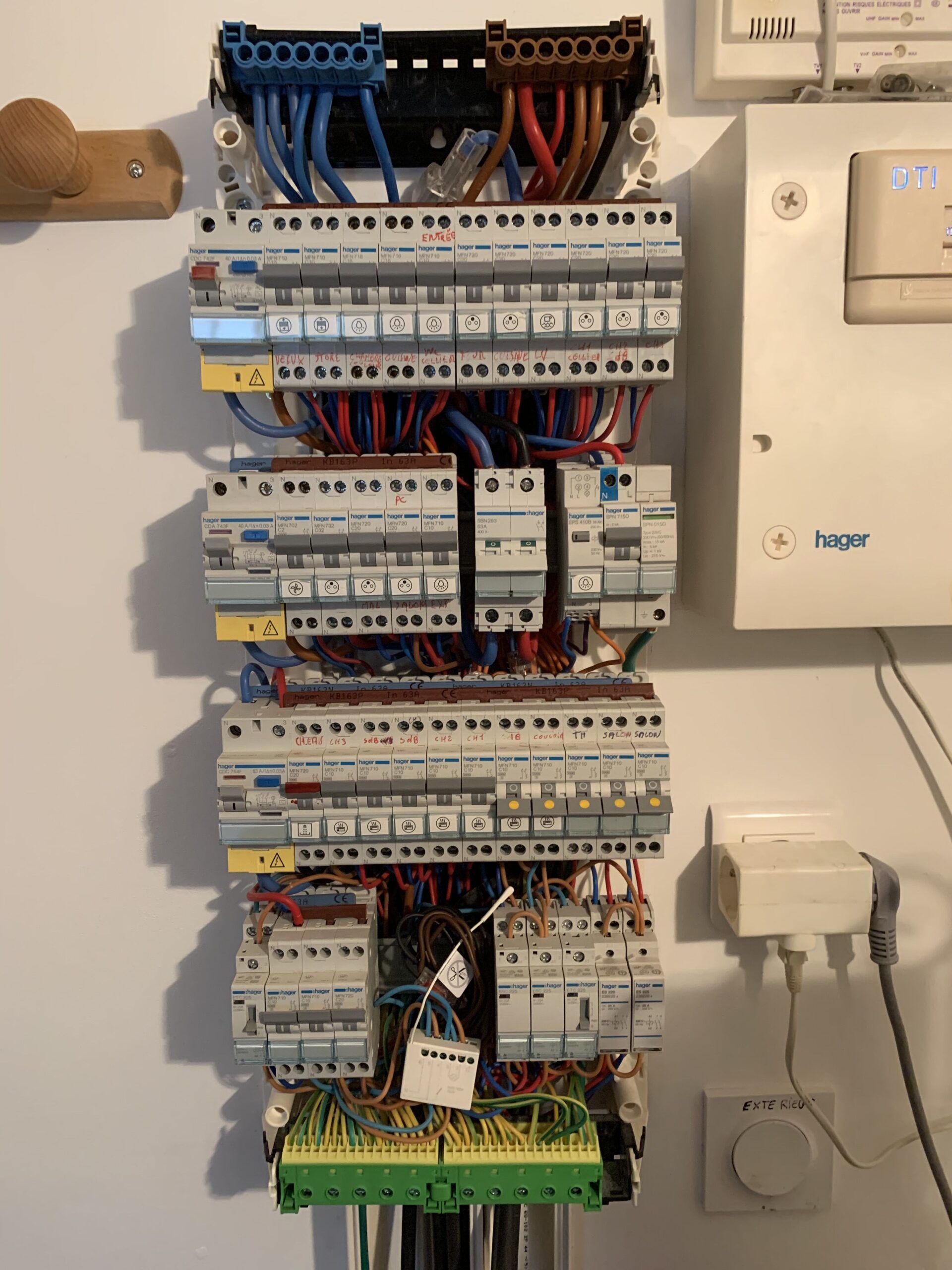 Installation tableau électrique Fosses