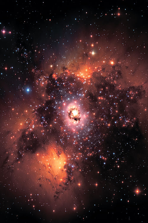 Red star cluster