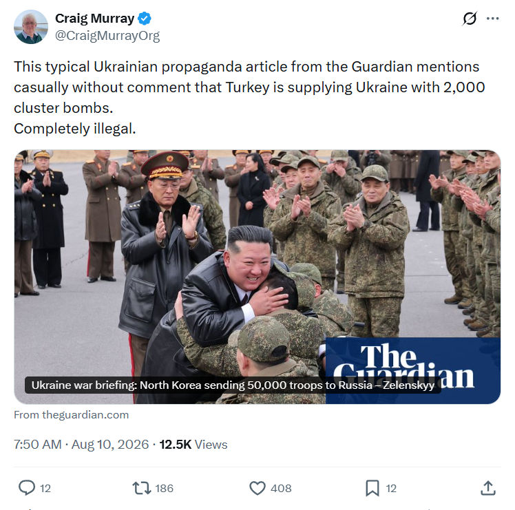 Craig Murray: This typical Ukrainian propaganda...
