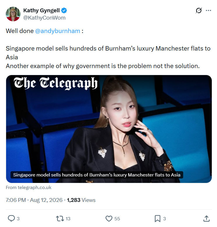 Kathy Gyngell: Well done @andyburnham...