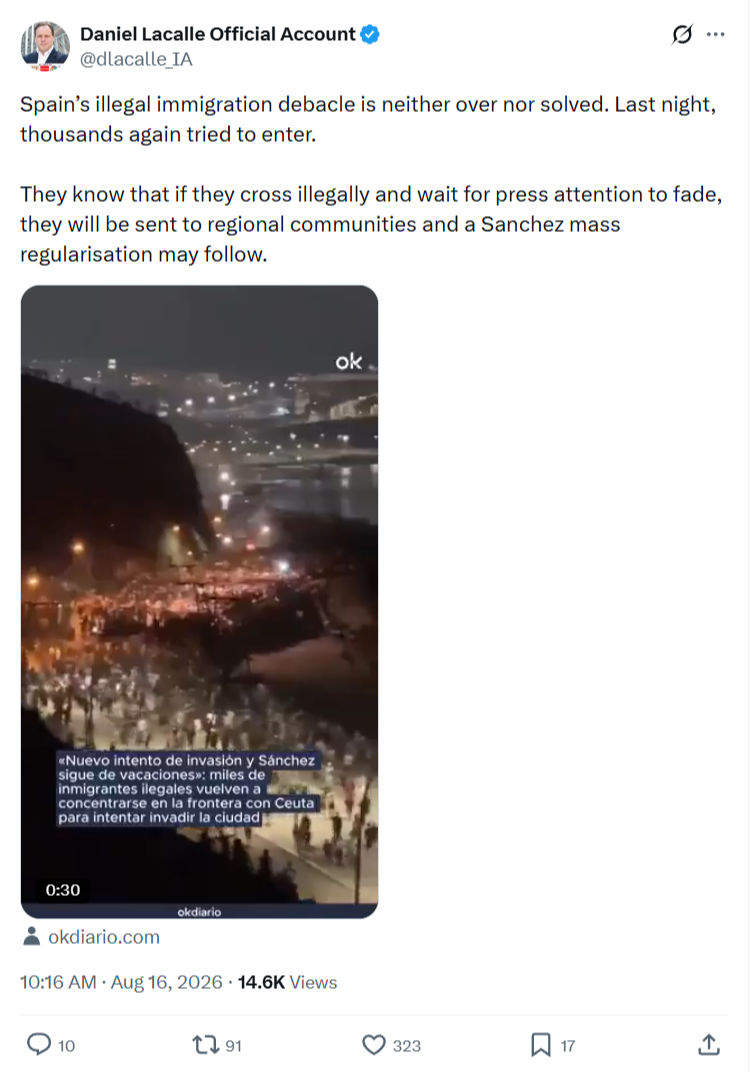 Daniel Lacalle: Spain’s illegal immigration...
