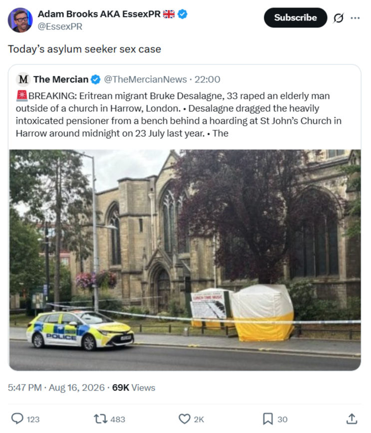 Adam Brooks: Today’s...