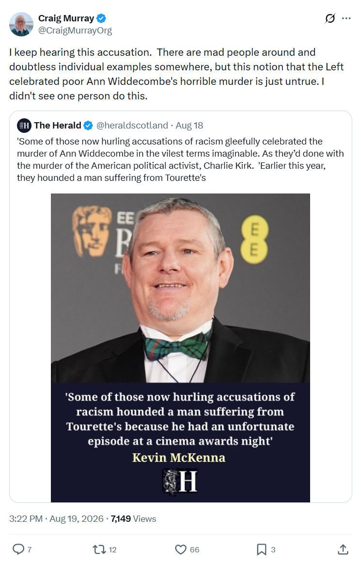 Craig Murray: I keep hearing this accusation...