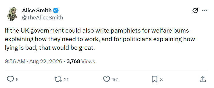 Alice Smith: If the UK government...