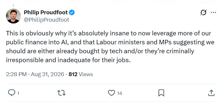 Adam Brooks: This is obviously why it’s absolutely...