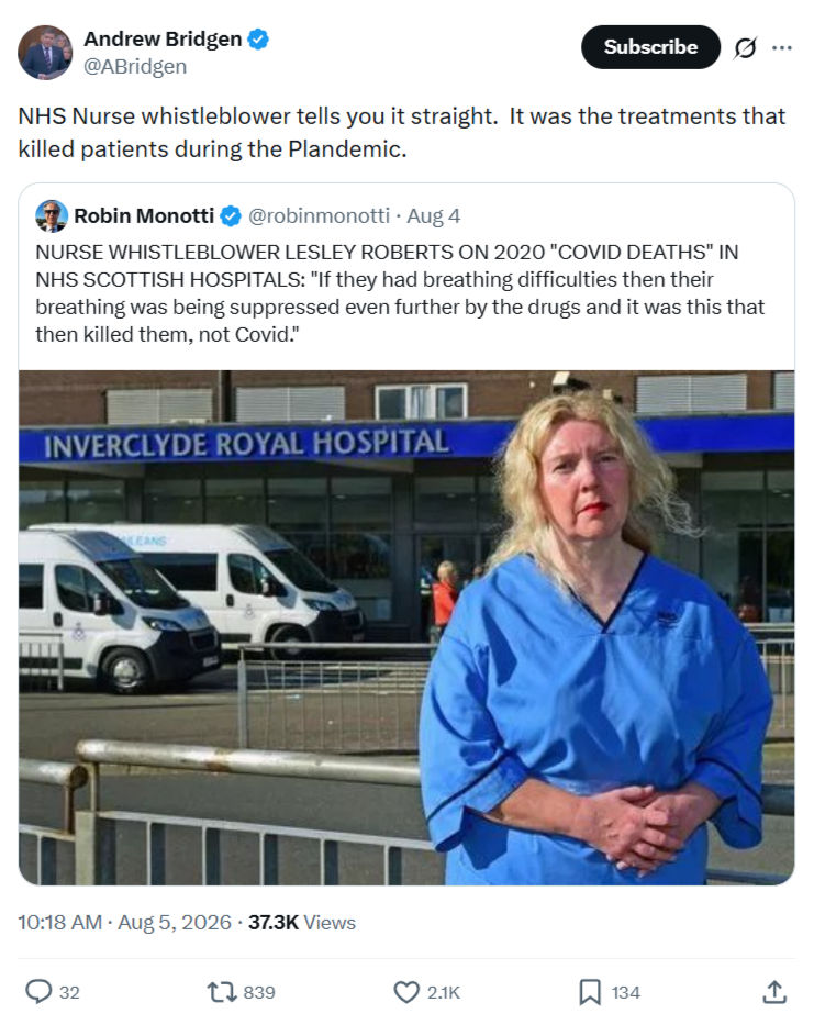 Andrew Bridgen: NHS Nurse whistleblower...