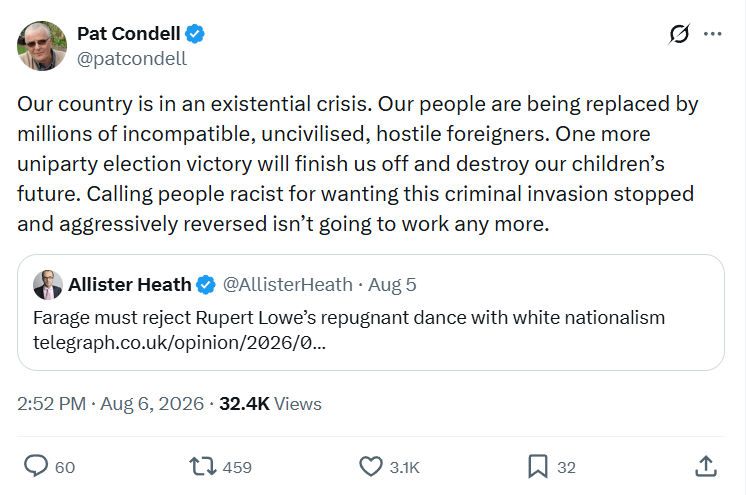 Pat Condell: Our country is in an existential crisis...