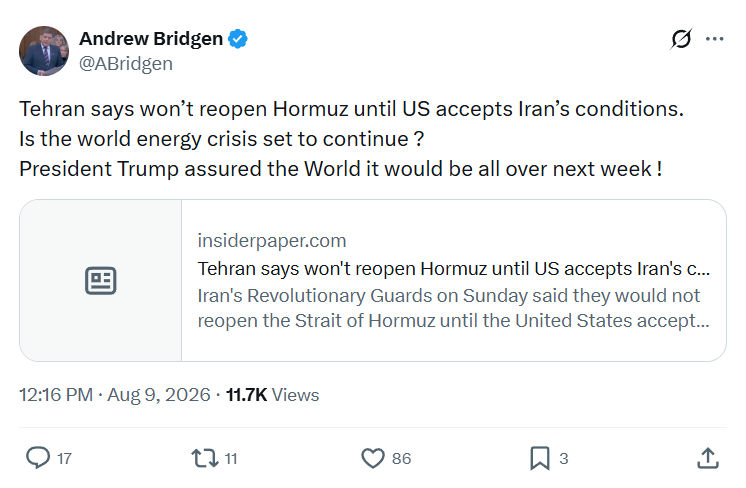 Andrew Bridgen: Tehran says won’t reopen...