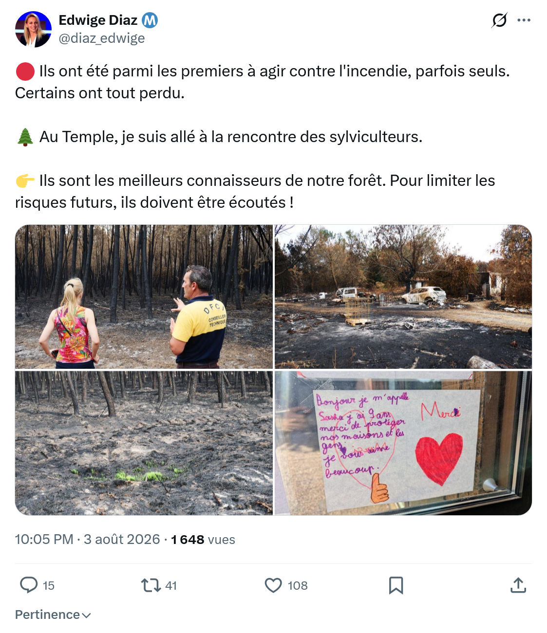 Edwige Diaz: Ils ont été parmi les premiers...