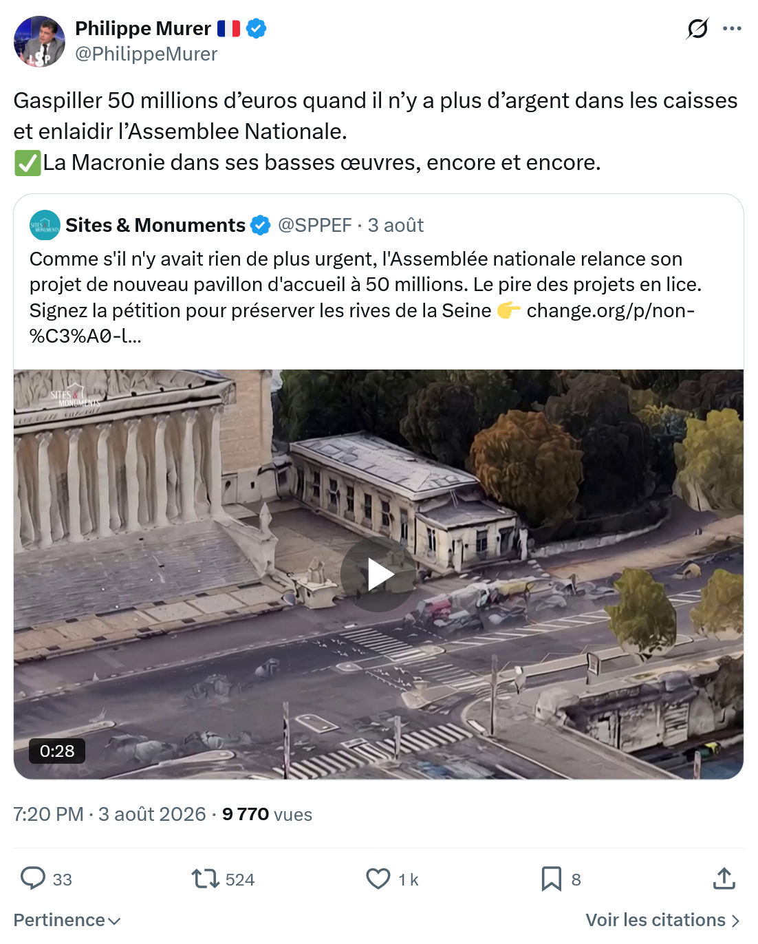 Philippe Murer: Gaspiller 50 millions d’euros quand...