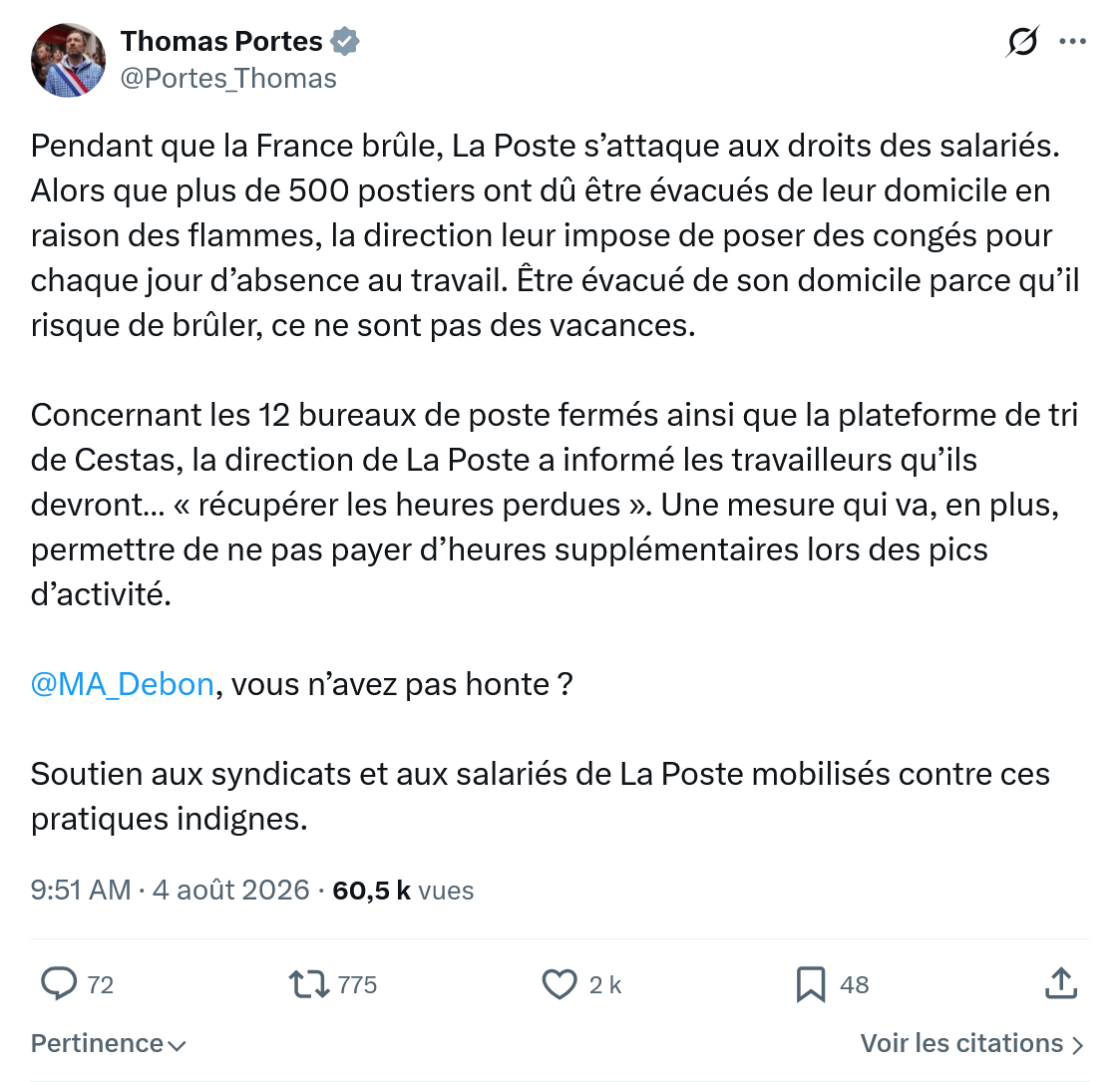 Thomas Portes: Pendant que la France brûle...