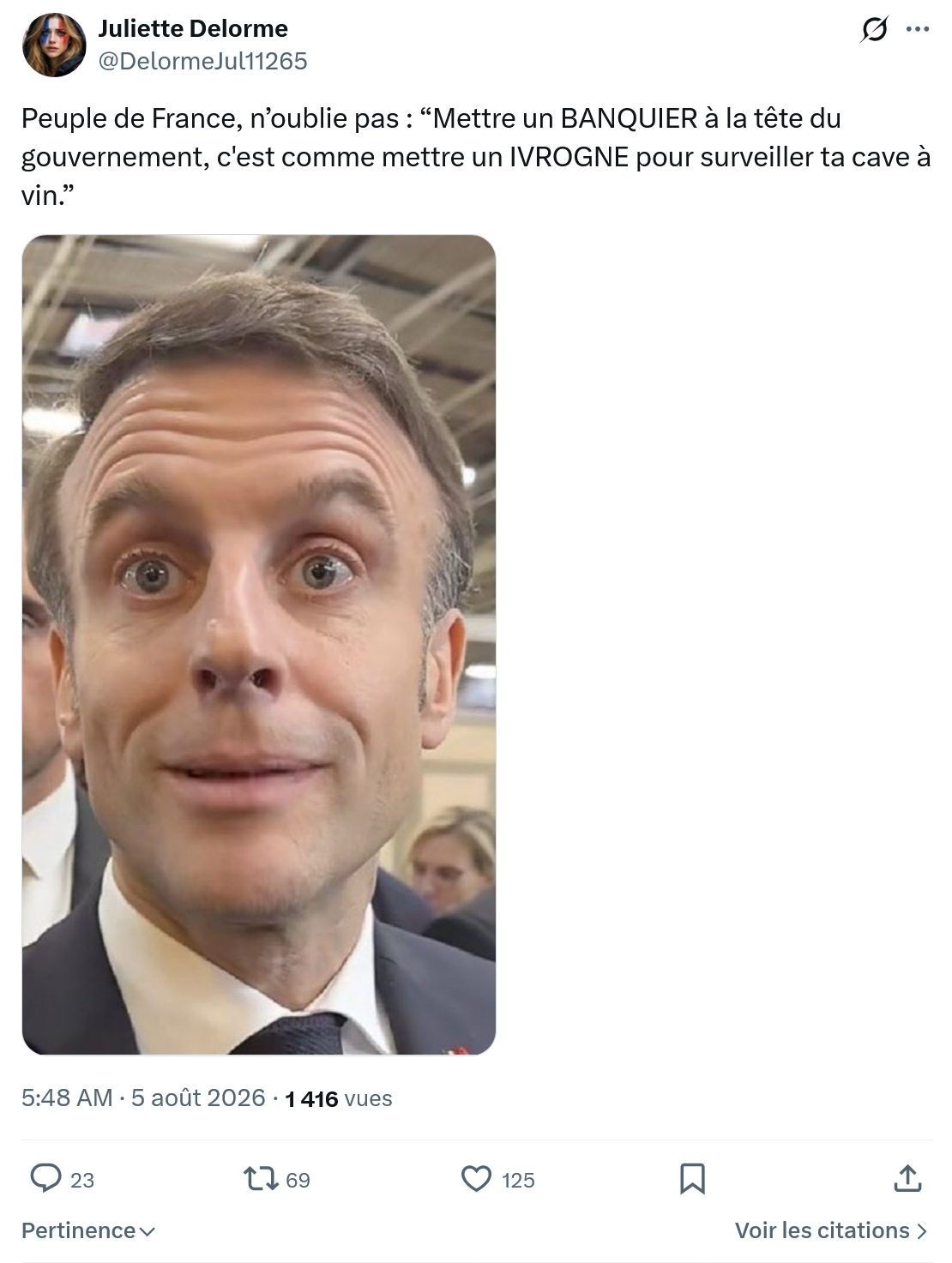 Juliette Delorme: Peuple de France, n’oublie pas...