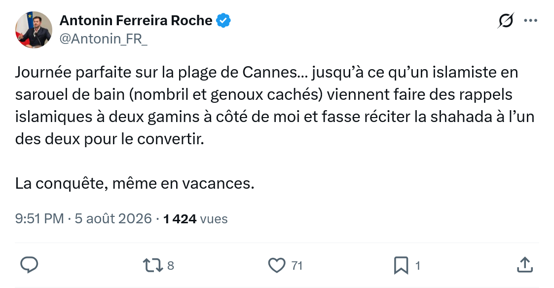 Antonin Ferreira Roche: Journée parfaite sur la plage de Cannes...