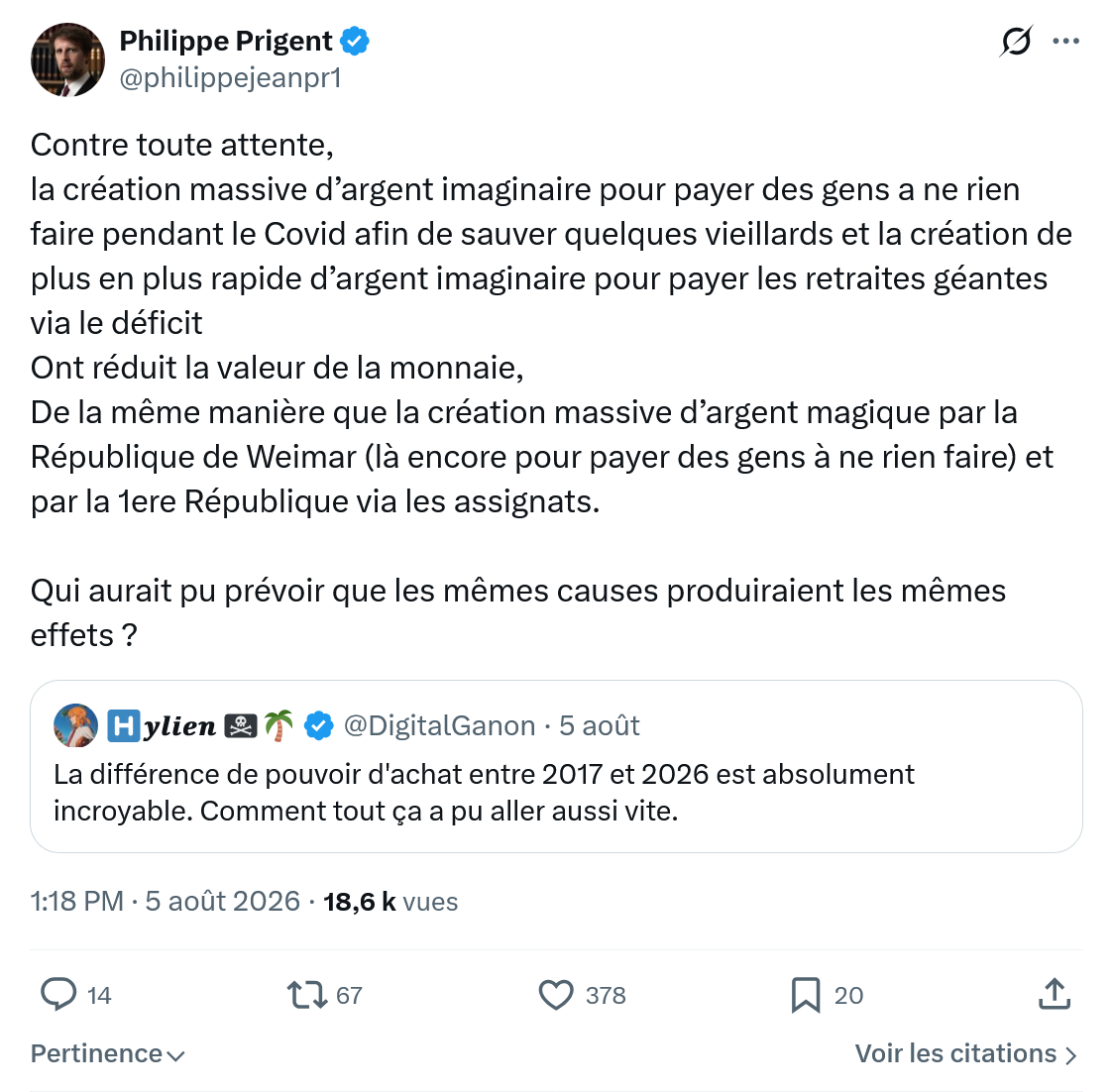 Philippe Prigent: Contre toute attente...