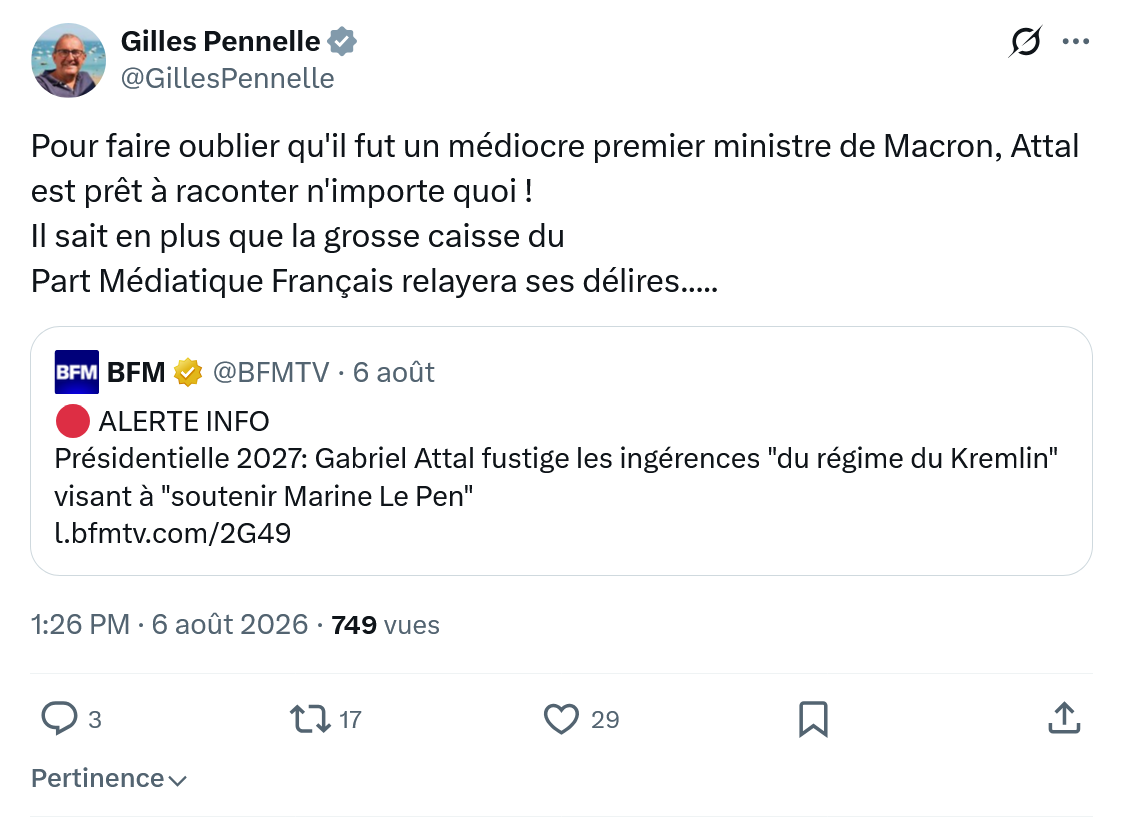 Gilles Pennelle: Pour faire oublier qu'il fut...