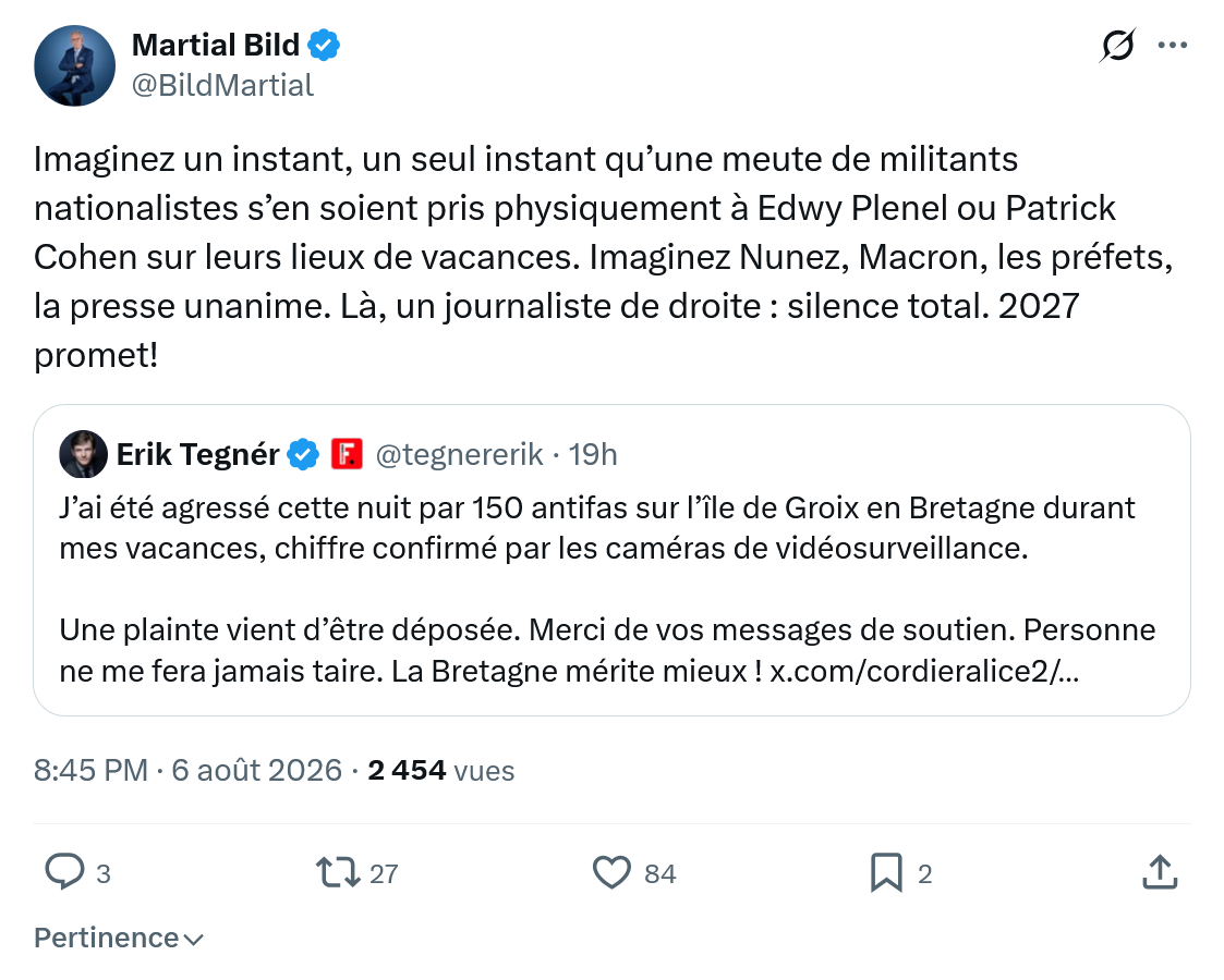Martial Bild: Imaginez un instant...