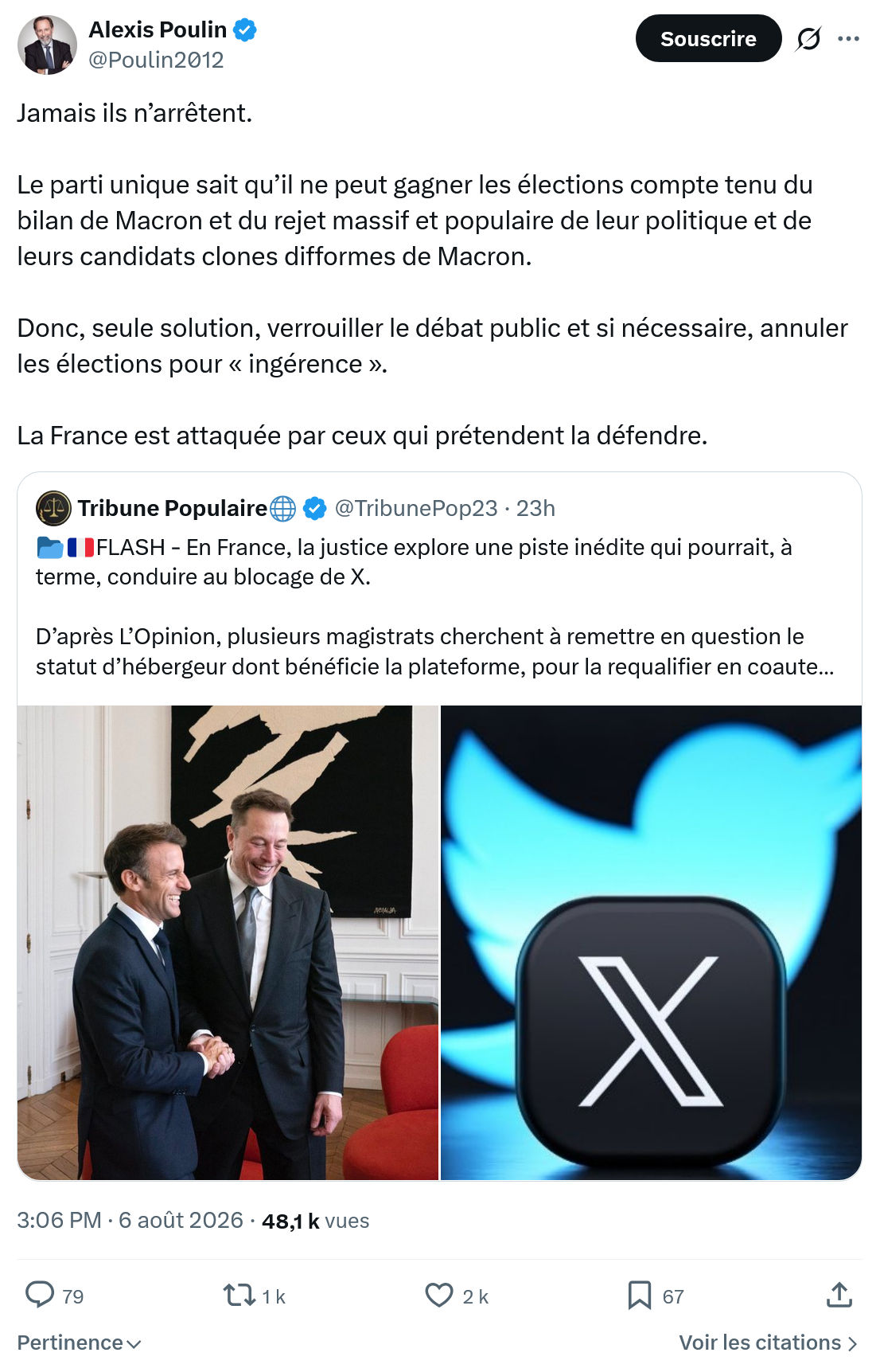 Alexis Poulin: Jamais ils n’arrêtent...
