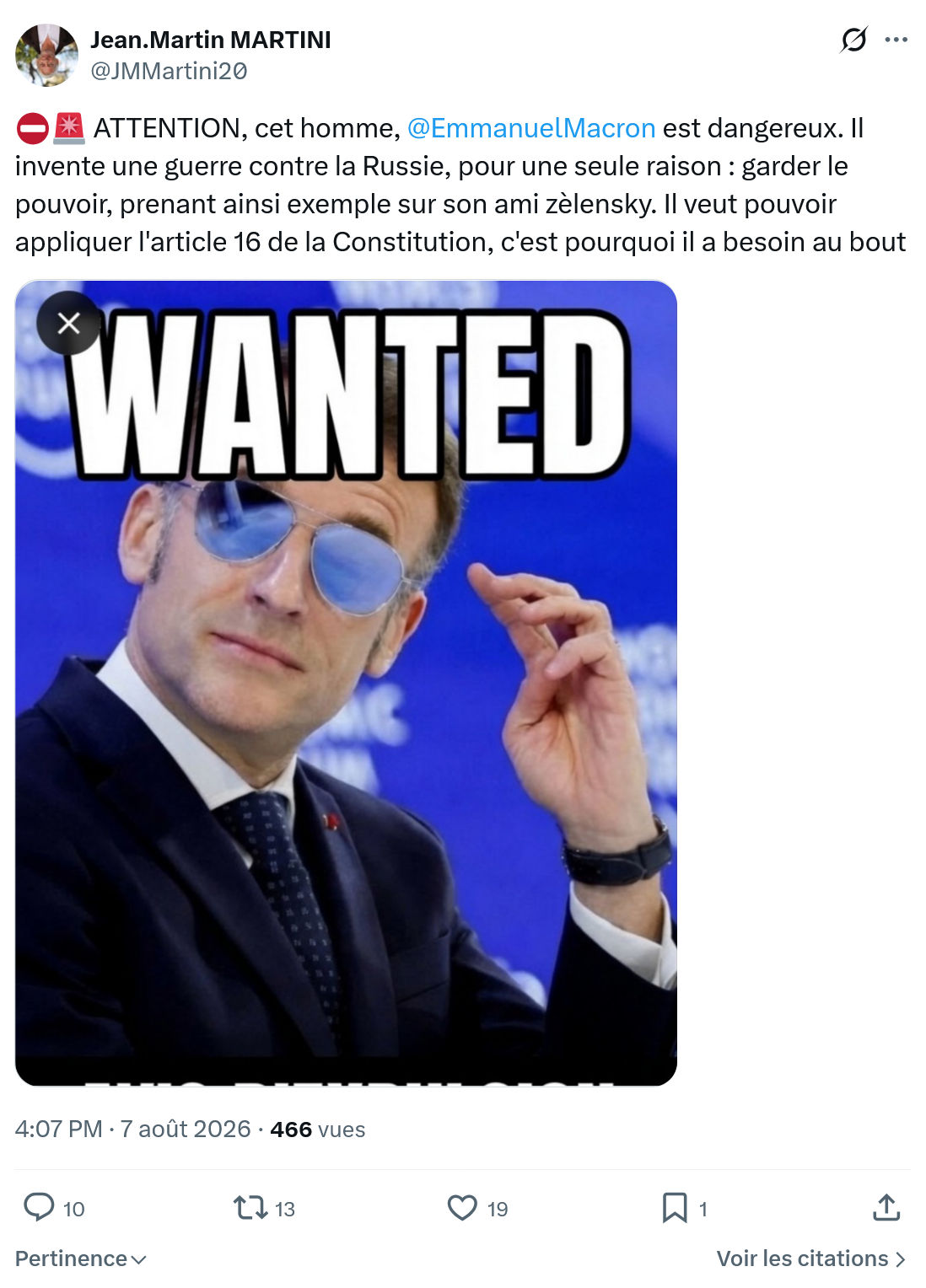Jean-Martin Martini: ATTENTION, cet homme...