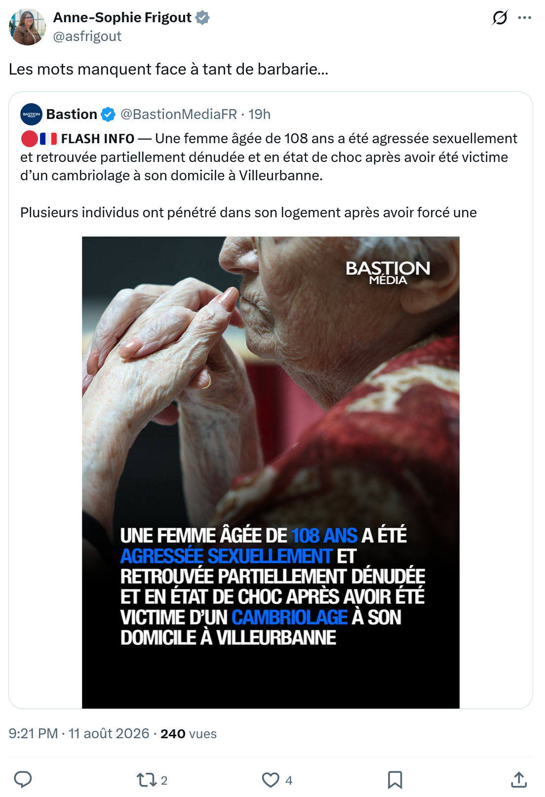 Anne-Sophie Frigout: Les mots...