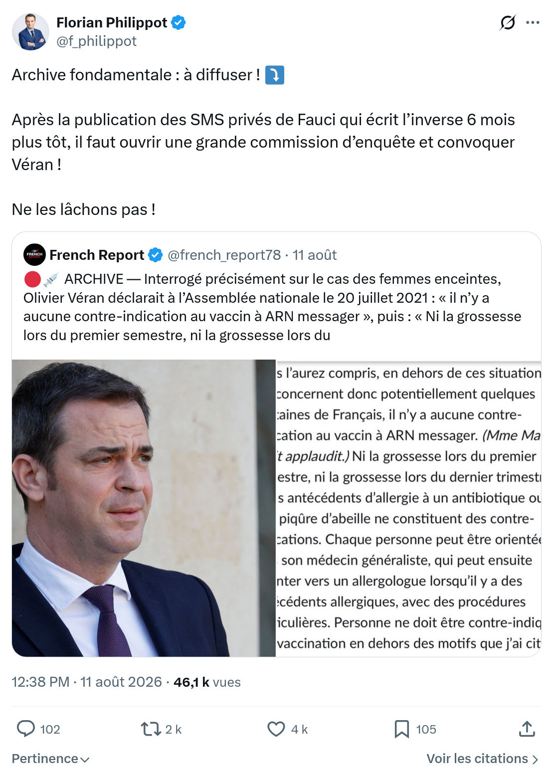 Florian Philippot: Archive fondamentale...