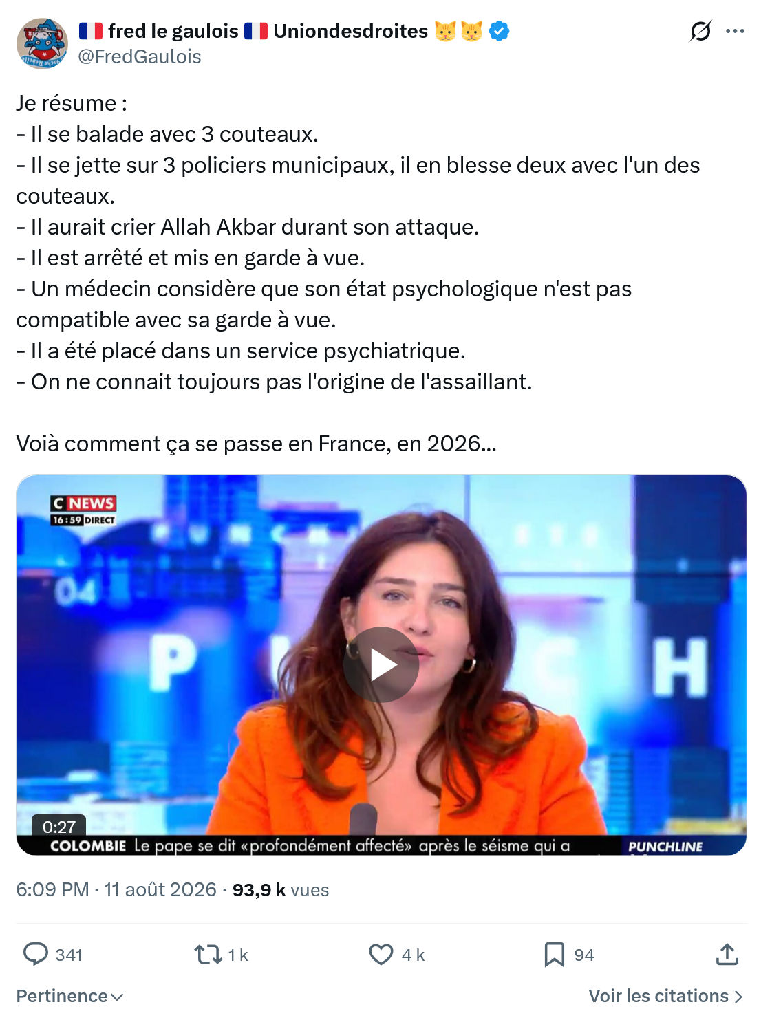 Fred le Gaulois: Je résume...