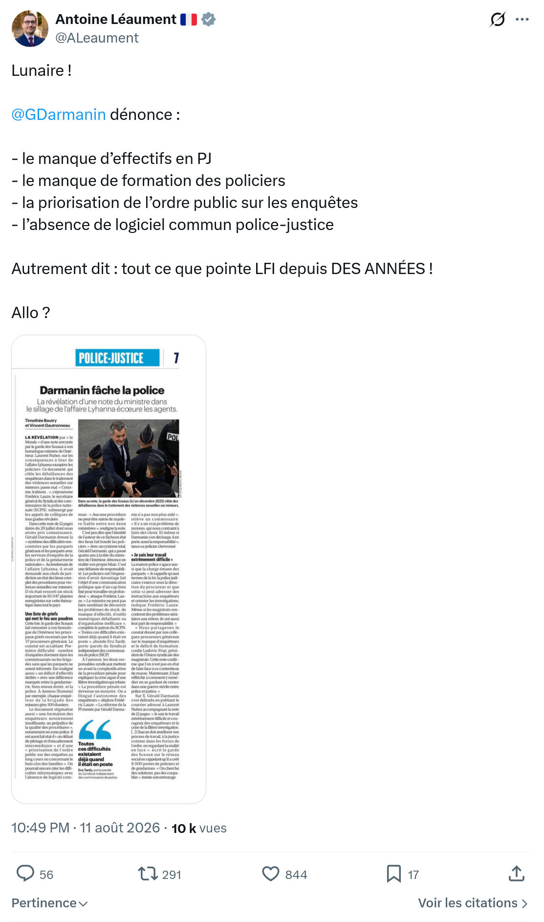 Antoine Léaument: Lunaire...