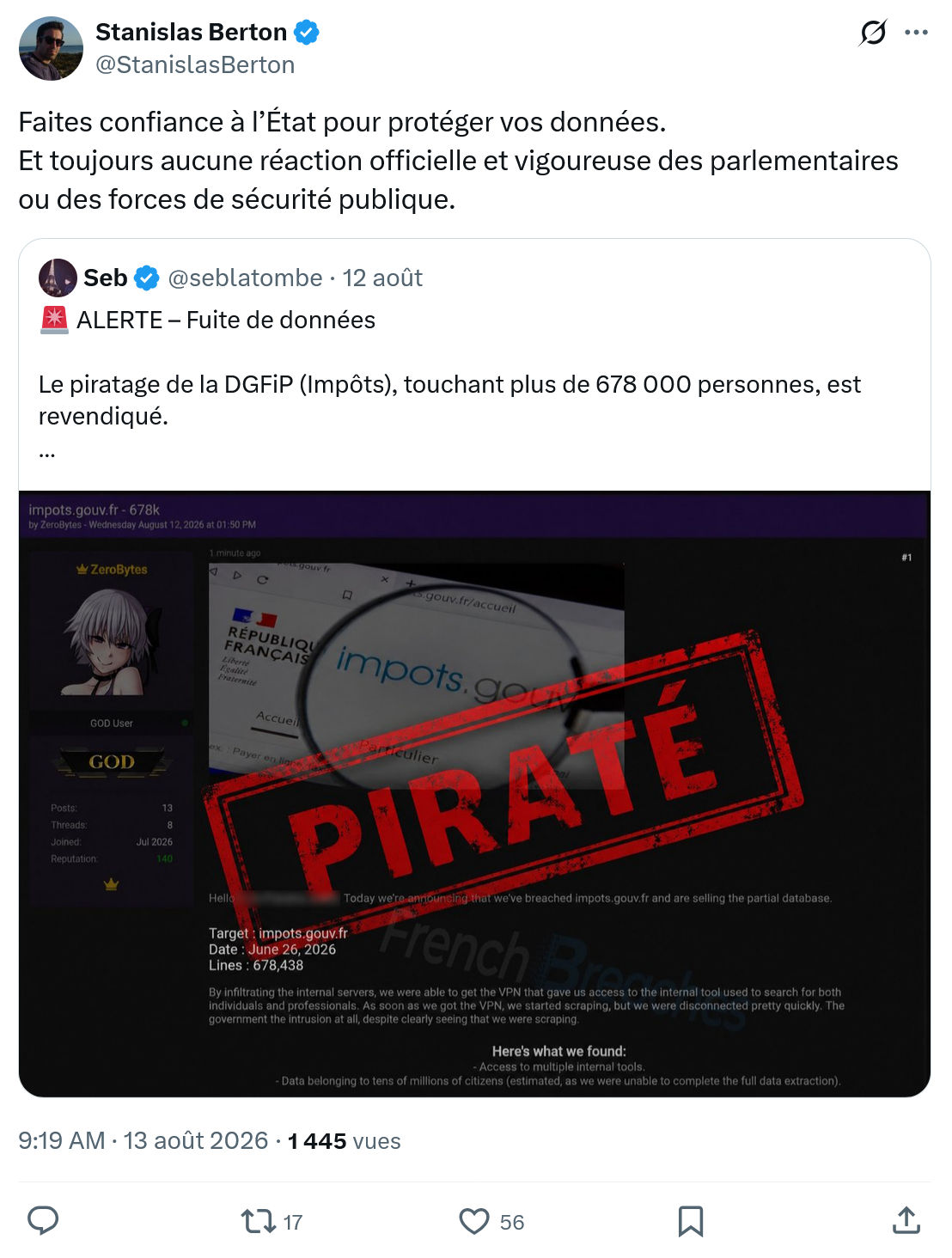 Stanislas Berton: Faites confiance à l’État...