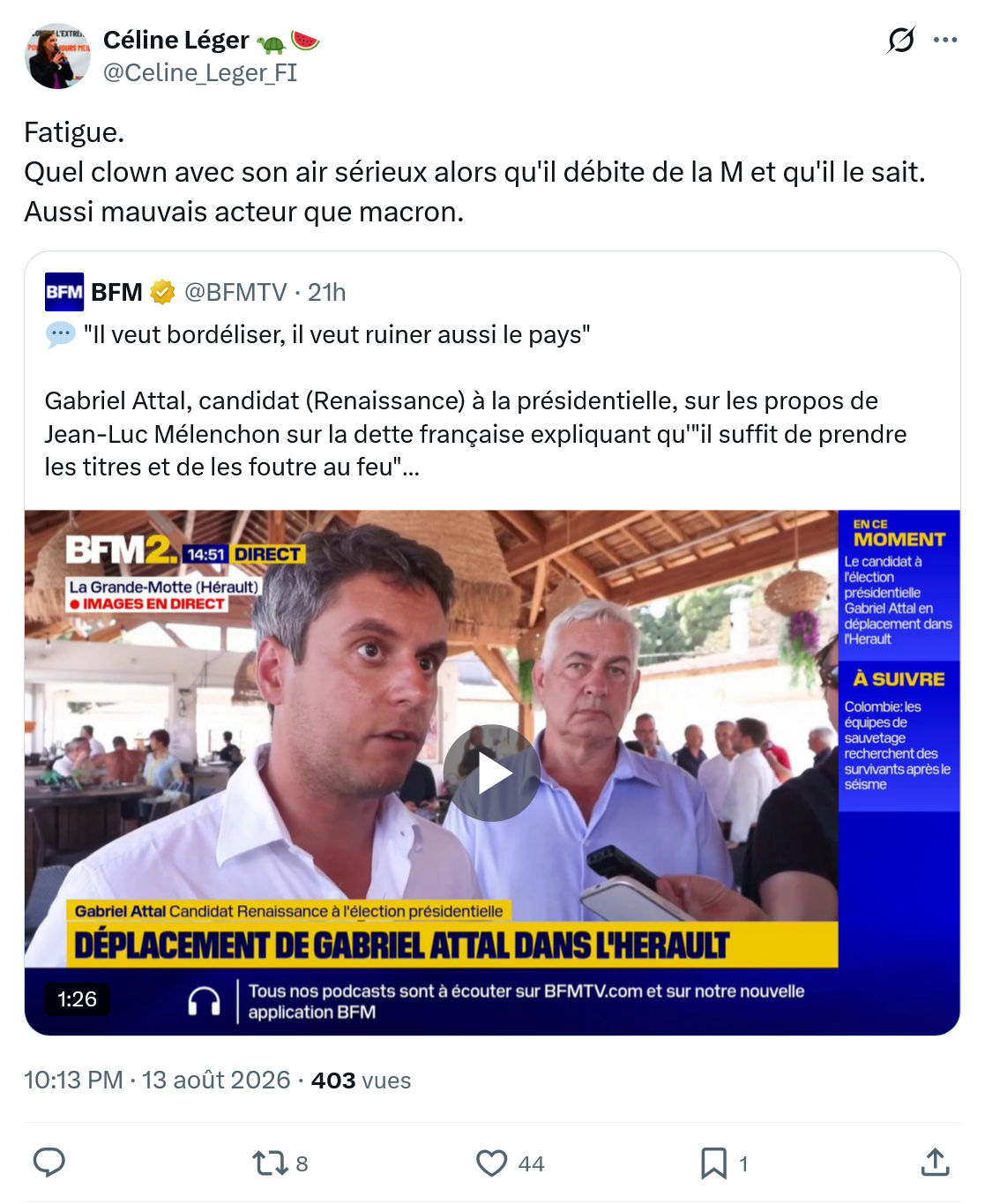 Céline Léger: Fatigue...