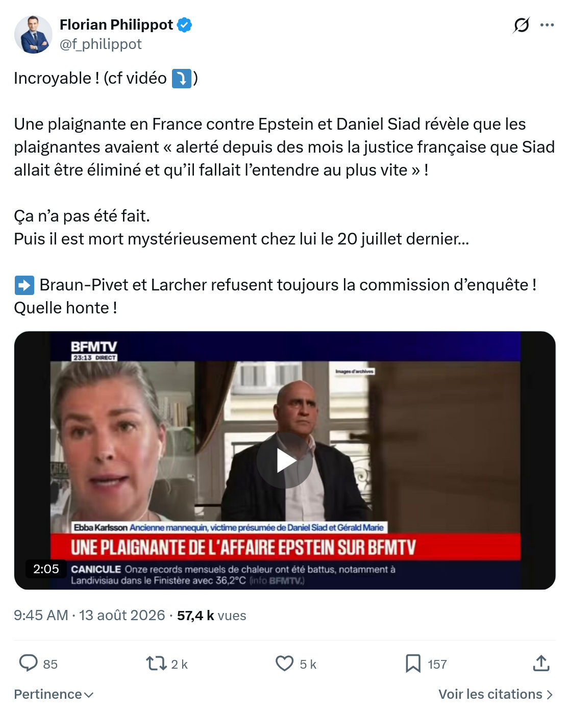 Florian Philippot: Incroyable !...