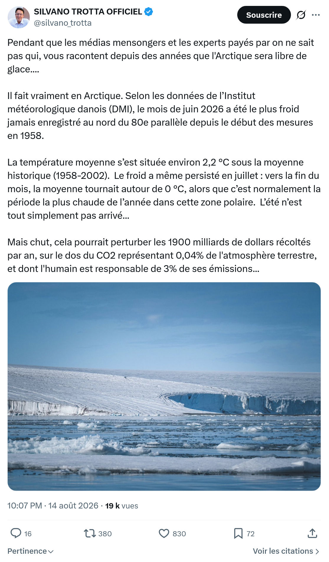 Silvano Trotta: Pendant que les médias...