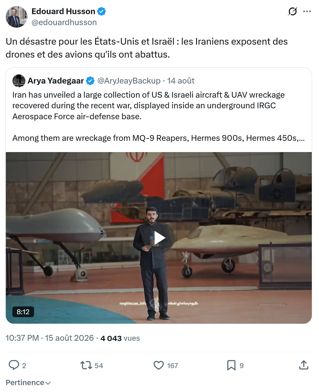 Édouard Husson: Un désastre pour les États-Unis...
