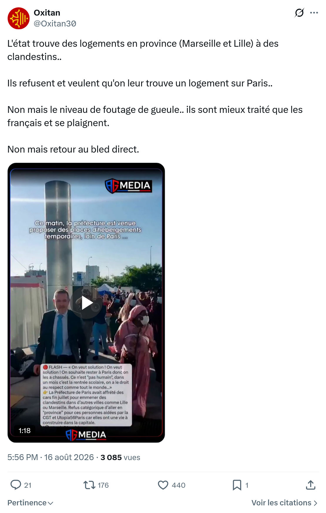 Oxitan: L'état trouve des logements...
