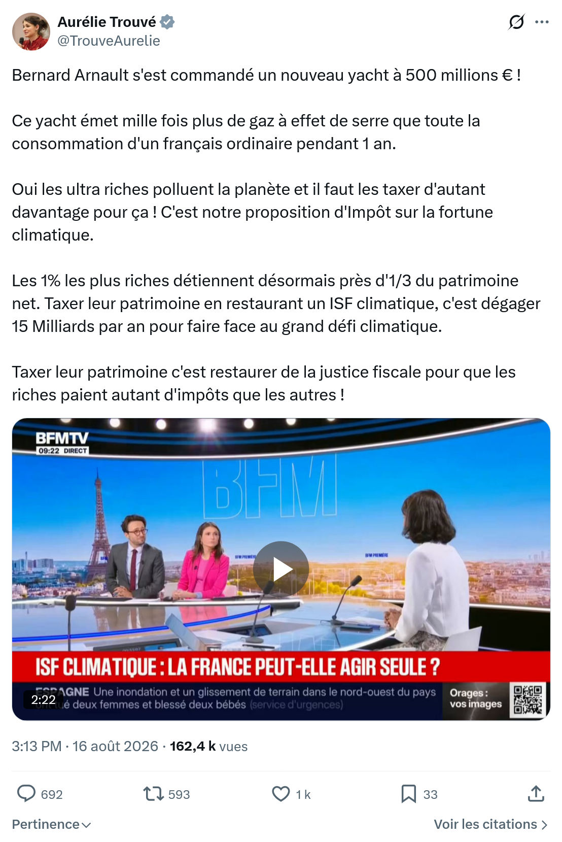 Aurélie Trouvé: Bernard Arnault s'est commandé...