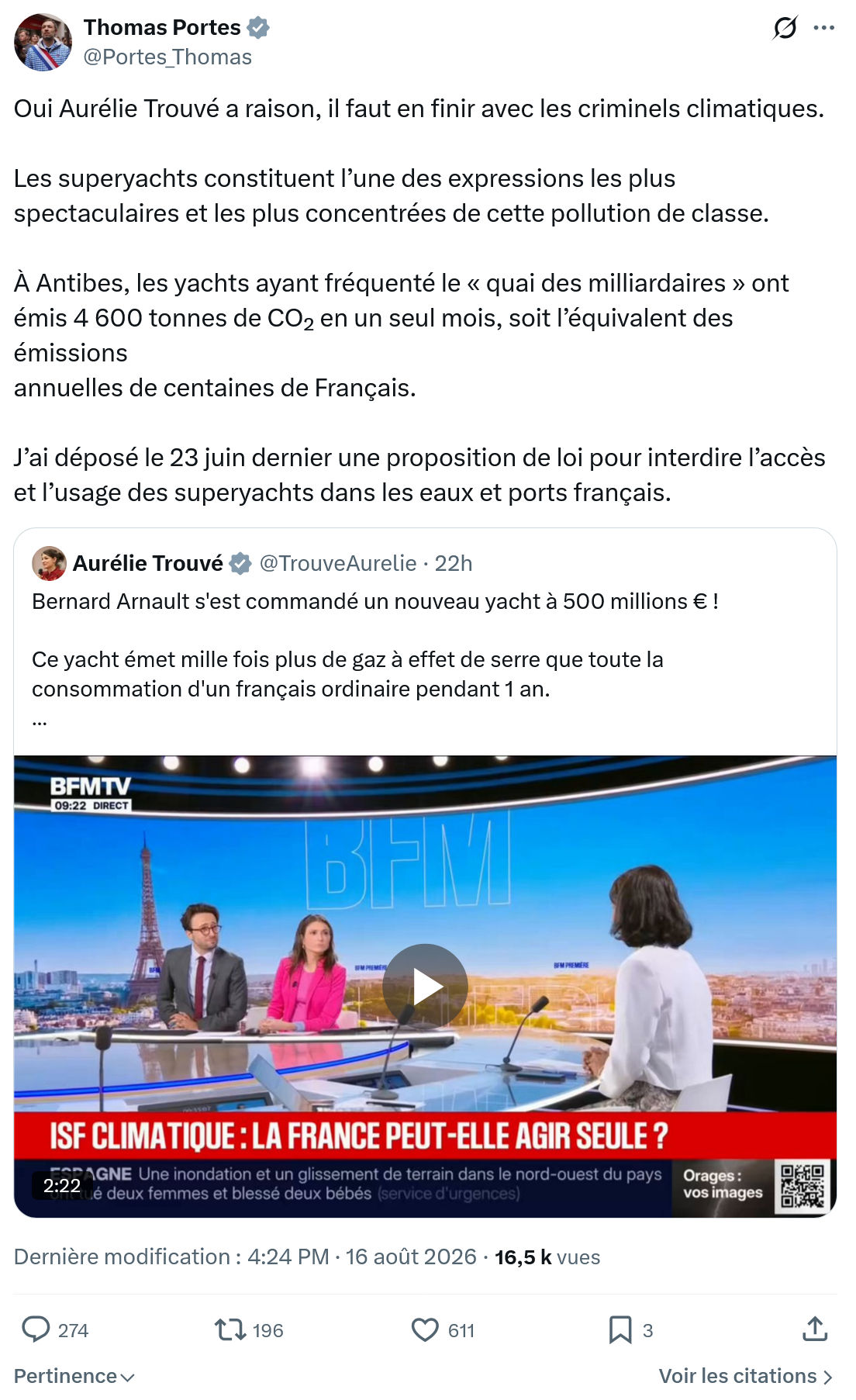 Thomas Portes: Oui Aurélie Trouvé a raison...