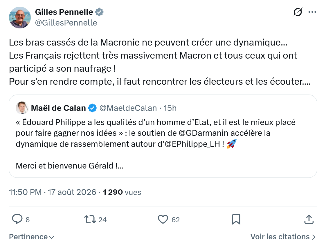 Gilles Pennelle: Les bras cassés de la Macronie...