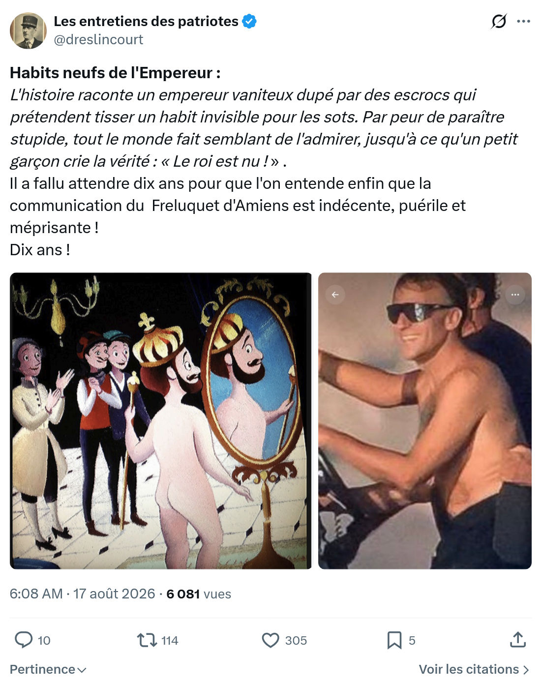 Marquis de Dreslincourt: Habits neufs de l'Empereur...