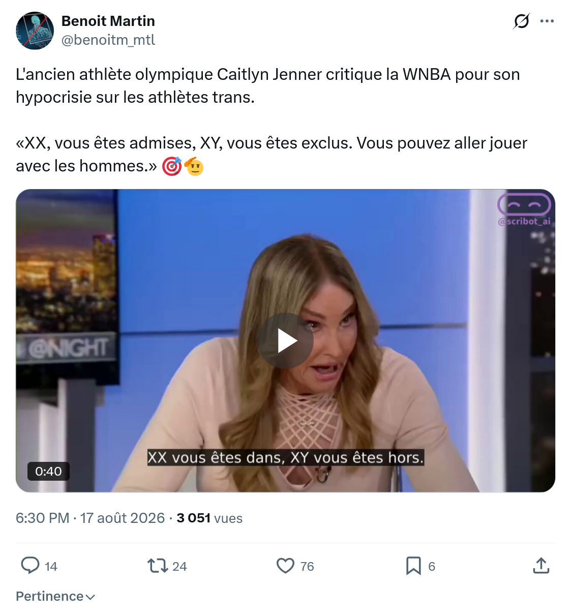Benoît Martin: L'ancien athlète olympique...