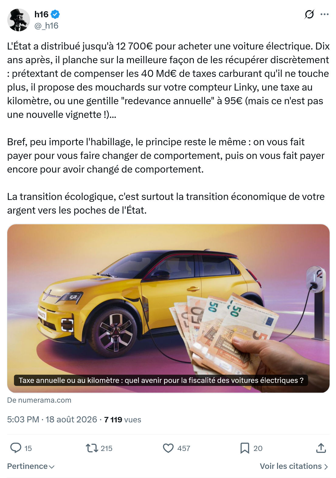 h16: L'État a distribué jusqu'à 12 700€...