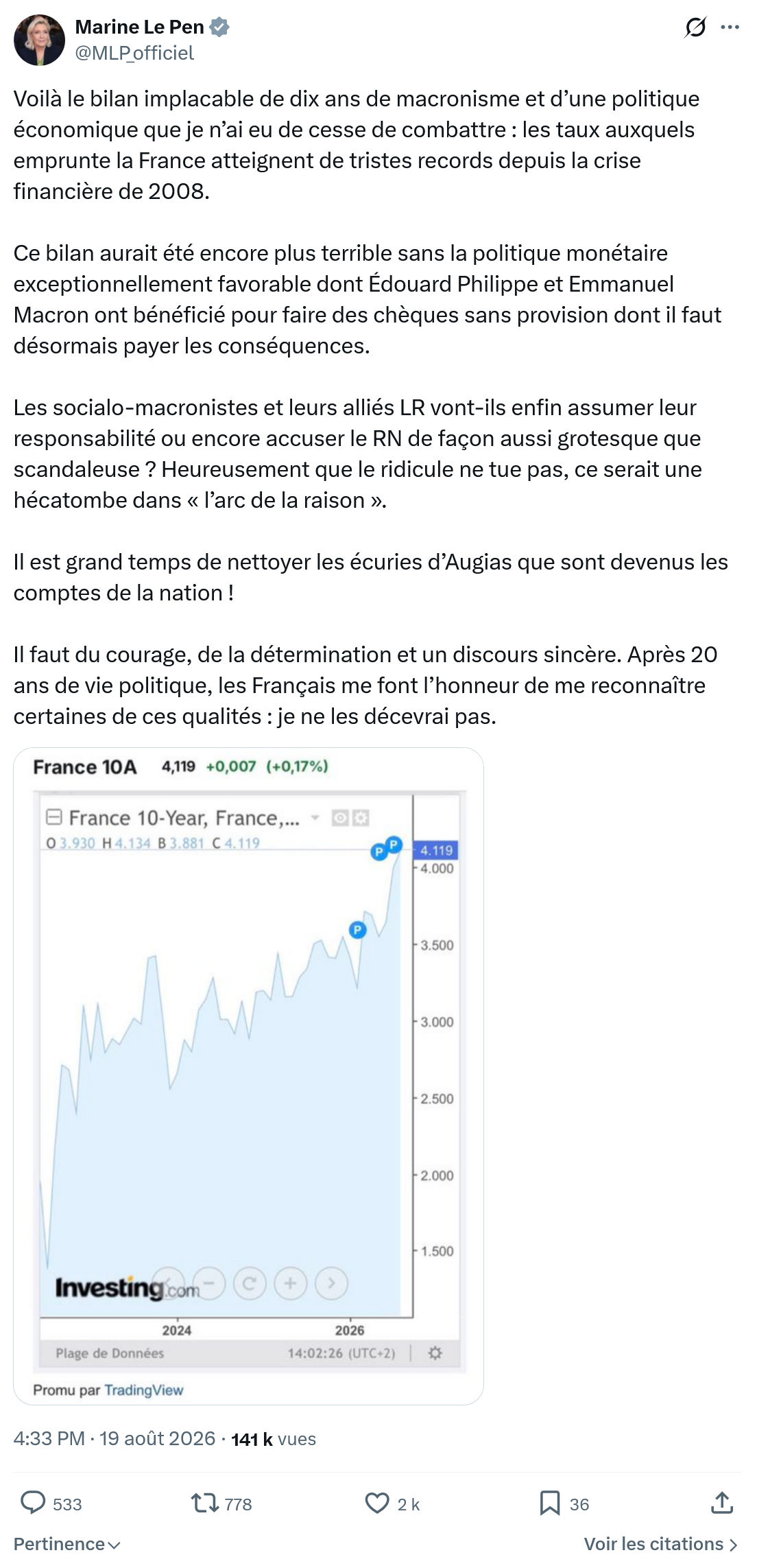 Marine Le Pen: Voilà le bilan implacable...